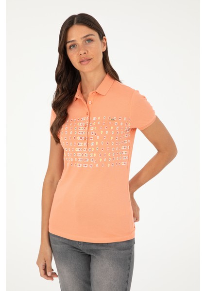 Kadın Somon Tişört 50282885-VR047 modelleri