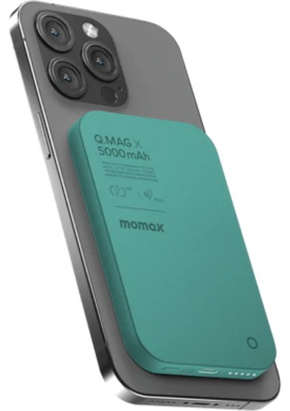 Q.Mag X 5000mah Powerbank -Yeşil