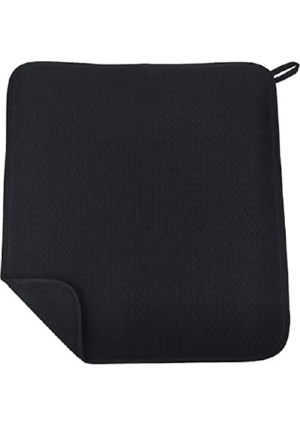 Tekno Trust 36 x 46 Siyah Emici Bulaşık Kurutma Örtüsü Bulaşıklık Siyah Bambu modelleri