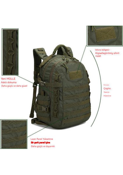 Su Geçirmez Açık Sırt Çantası Askeri Fan Taktik Sırt Çantası (Yurt Dışından) fırsatları