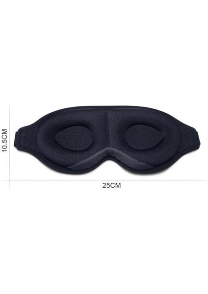 Faydalı Uyku Kapağı Dayanıklı Uyku Geliştirin Taşınabilir Ayarlanabilir Bellek Pamuk Gölgelendirme 3D Blindfold Göz Kapağı Aileler Için (Yurt Dışından)