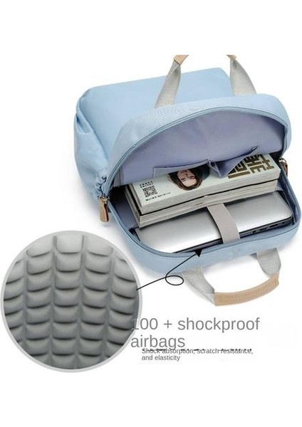 Şok Geçirmez Bilgisayar Sırt Çantası, Moda Kadın Sırt Çantası Kolej Öğrenci Okul Çantası (Yurt Dışından) fırsatları