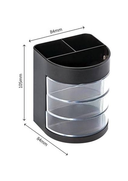Çok Işlevli Kalem Tutucu, Plastik Yaratıcı Masaüstü Saklama Kutusu, Çok Kategorili Şeffaf Kalem Kovası (Yurt Dışından) modelleri