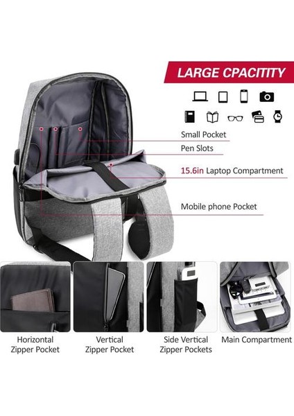 Laptop Sırt Çantası Kadın Erkek Omuz Çantası Kolej (Yurt Dışından) modelleri