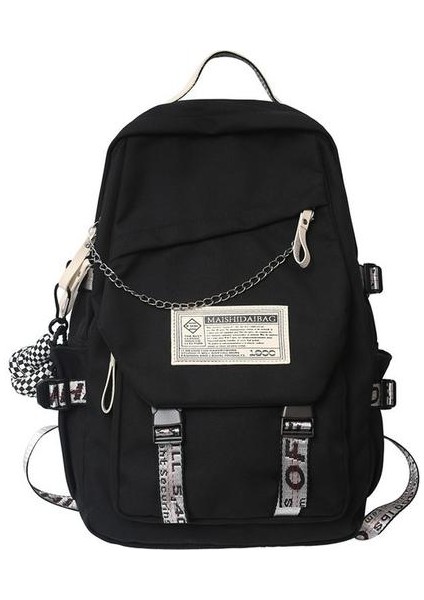 Bag Kolej ve Üniversite Çantası Büyük Kapasiteli Okul Çantası (Yurt Dışından)