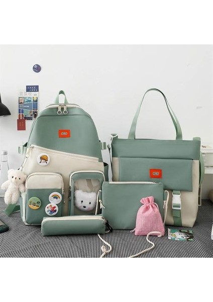 4 Parça Büyük Kapasiteli Okul Çantası Seti (Yurt Dışından) fiyatları