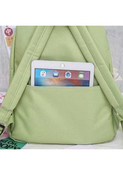 4'lü Papatya Desenli Kanvas Sırt Çantası Seti (Yurt Dışından) fırsatları