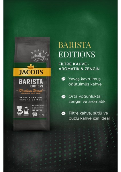 Barista Editions Filtre Kahve Medium Roast 225 gr - Zengin ve Aromatik