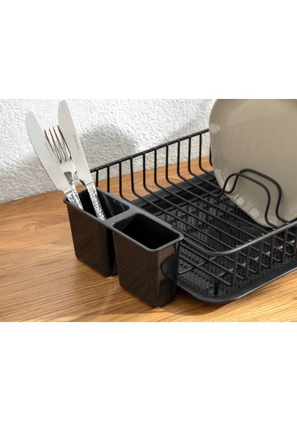 Tekno Trust Metal Bega Metal Bulaşıklık 37X26 cm Siyah Siyah fiyatları