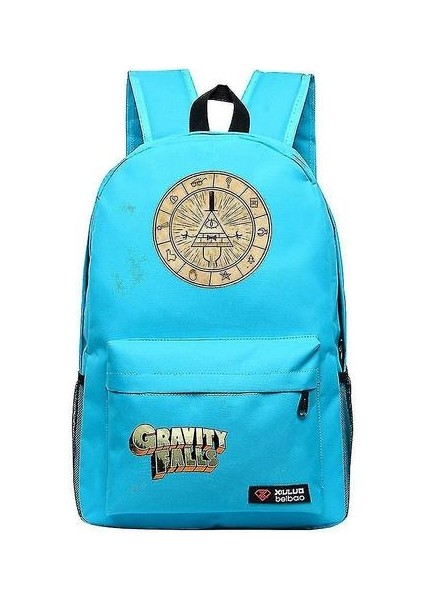 Gravity Falls Gf Backpack Blue Oxford (Yurt Dışından)