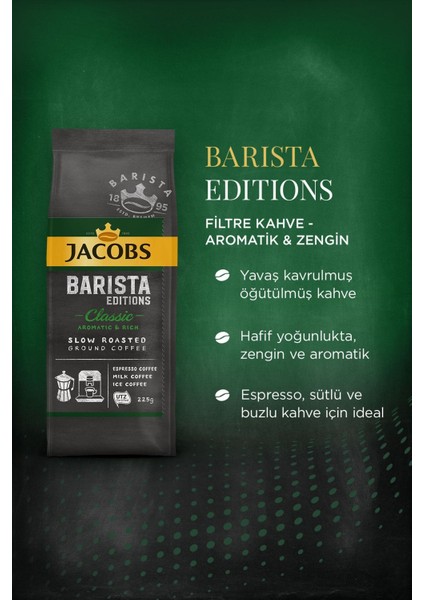 Barista Editions Classic Filtre Kahve 225 gram Zengin Aroma