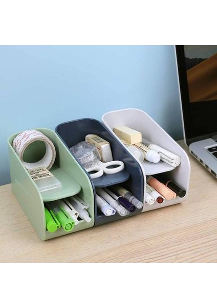 Istiflenebilir Çift Katmanlı Manyetik Kalem Kılıfı, Ofis Masaüstü Sunma Kutusu, Öğrenci Çok Fonksiyonlu Kırtasiye Organizatörü (Yurt Dışından) fiyatları