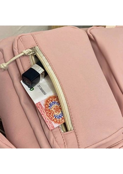 Moda Basit Sırt Çantası, Kore Versiyonu Çok Cepli Seyahat Sırt Çantası, Ortaokul Öğrencileri Için Büyük Kapasiteli Iyileştirici Okul Çantası (Yurt Dışından) modelleri