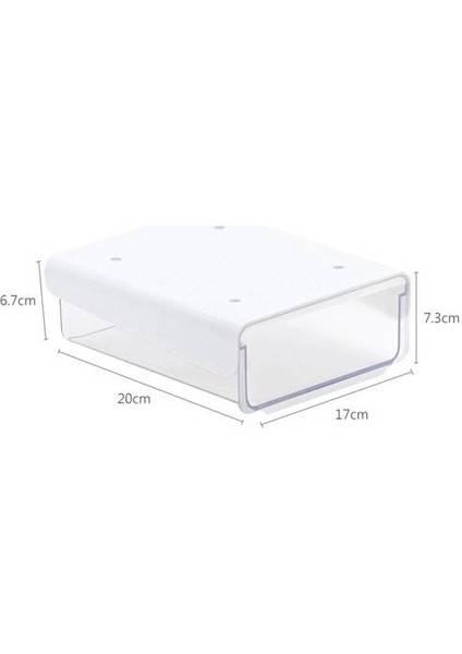 Desk Çekmecesi Masaüstü Saklama Kutusu, Ofis Iyi Şeyler Görünmez Masa Rafı, Kırtasiye Küçük Asılı Gizli Çekmece (Yurt Dışından) fırsatları