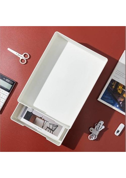 Office Masaüstü Dosya Depolama Kutusu, Kırtasiye Veri Organizatörü, Yatay A4 Dosya Dosya Çerçevesi Sepet Dosya Rafı (Yurt Dışından) fiyatları