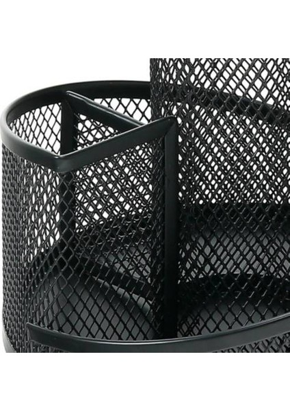 Basit Metal Dönen Depolama Kalemi Tutucusu, Yaratıcı Ferforje Kalem Kovası, Ofis Masası Çok Fonksiyonlu Büyük Kapasiteli Depolama Kepçesi (Yurt Dışından) indirimleri