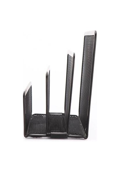 Mektup Izgara Veri Rafı Mektup Rafı, Metal Demir Mesh Dosya Rafı, Birleşik Mesh Kitabı Stand Mektup Kutusu (Yurt Dışından)