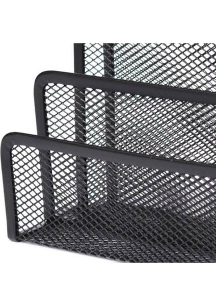 Mektup Izgara Veri Rafı Mektup Rafı, Metal Demir Mesh Dosya Rafı, Birleşik Mesh Kitabı Stand Mektup Kutusu (Yurt Dışından)