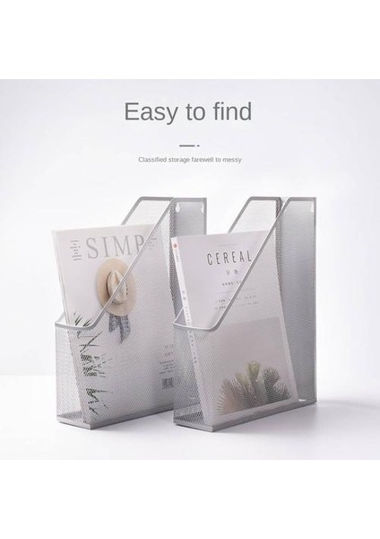 Metal Tek Depolama Kitabı Standı, Yaratıcı Öğrenci Bilgi Raf Kitabı Standı, Basit ve Taze Içi Içi Boş Dosya Rafı (Yurt Dışından) modelleri