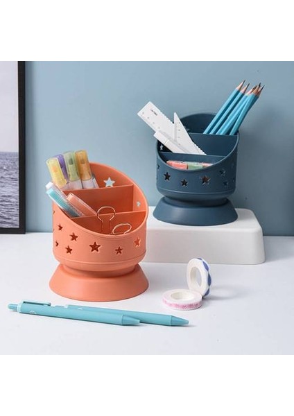 Yaratıcı Yıldızlı Masaüstü Kalem Tutucu, Öğrenci Kırtasiye Saklama Kutusu, Büyük Kapasiteli Ürün Depolama Süsleri (Yurt Dışından) fiyatları