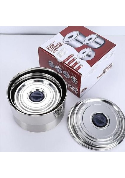 304 Kapak Mühürlü Öğle Yemeği Kutusu ile Paslanmaz Çelik Saklama Kutusu Yemek Soğutmalı Akşam Yemeği Havzası (Yurt Dışından)