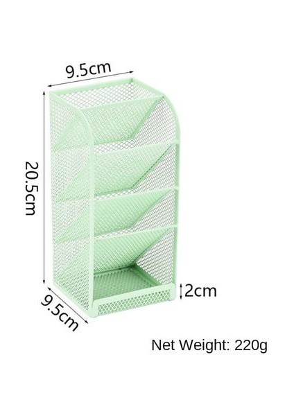 Eğik Kalem Tutucu Kozmetik Kutusu, Ofis Depolama Kutusu Masaüstü Depolama Tüpü, Çok Işlevli Çok Katmanlı Metal Kalem Tutucu (Yurt Dışından) fırsatları