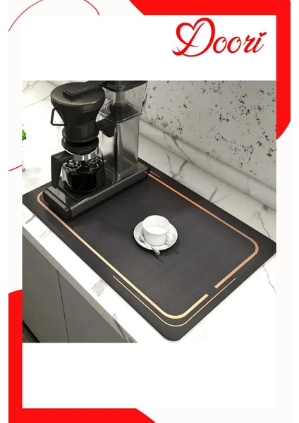 Tekno Trust Akrilik Bulaşık Matı Esnek Bulaşık Selesi Bulaşıklık Tabak Bardak Kurutma Bulaşık Kurutmalık 35 X 4 Cm