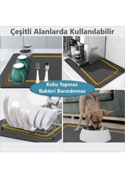 Tekno Trust Akrilik Bulaşık Matı Esnek Bulaşık Selesi Bulaşıklık Tabak Bardak Kurutma Bulaşık Kurutmalık 35 X 4 Cm fırsatları