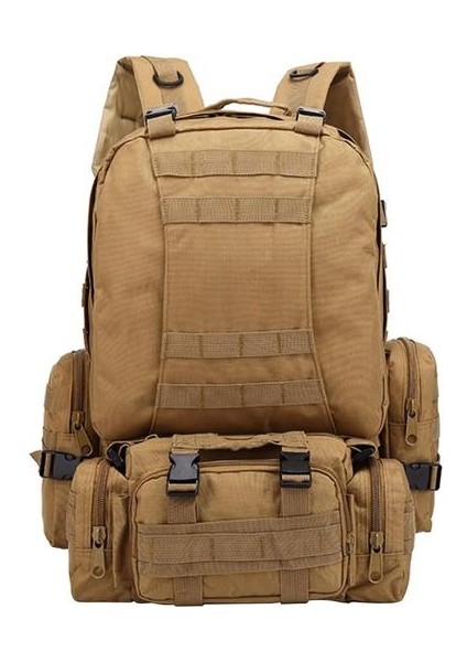 1x Kamuflaj Daypack Dizüstü Bilgisayar Taktik Sırt Çantası Bookbag Bisiklete Binme Haki (Yurt Dışından) fiyatları