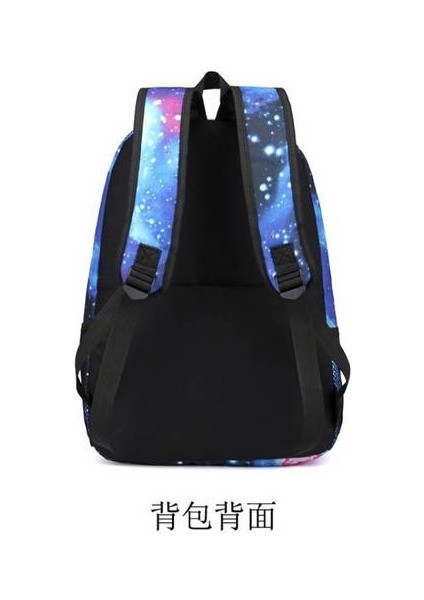 Starry Sky Casual Rucksack, Kadınlar Sırt Çantası Ortaokul Öğrenci Schoolbag Moda Sırt Çantası Kadın Çantası (Yurt Dışından)