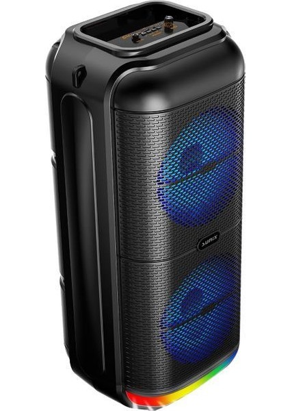Bts-95 1800 Mah 6,5 x2 Mikrofonlu LED Işıklı Bluetooth Hoparlör