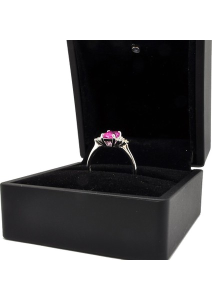 Emerald Pembe Safir Pırlantalı Yüzük indirimleri