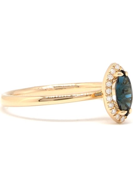 Markiz London Blue Pırlantalı Yüzük fiyatları