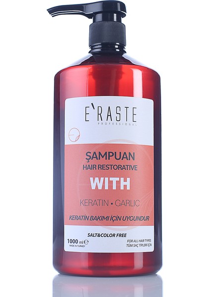 Keratin&garlic Tuzsuz Şampuan