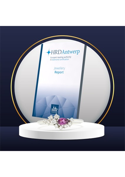 Damla Garnet Pırlantalı Yüzük indirimleri