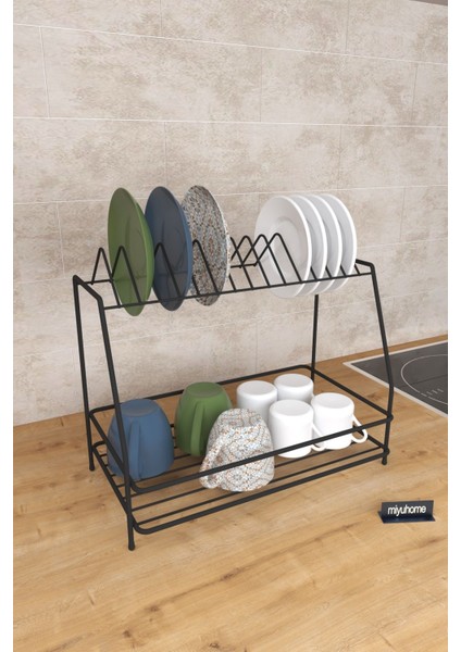 Tekno Trust 25 X 30 Cm Metal Kahve Köşesi Pratik Bulaşıklık Tezgah Üstü Bulaşık Kurutma Fincan Kupa Düzenleyici fırsatları