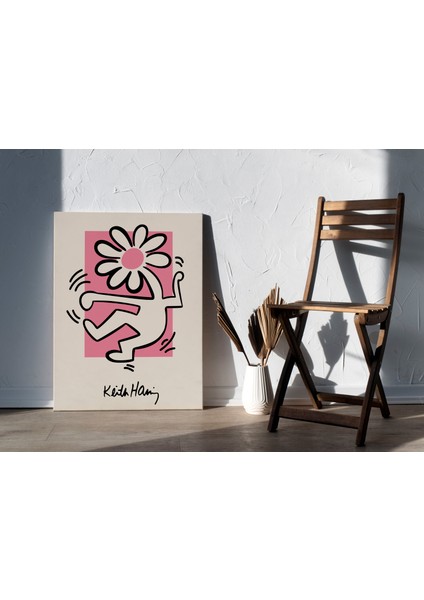Oda Dekorasyon Pop Art Kanvas Tablo Keith Haring Sanatsal Tablo Salon Dekorasyonu Duvar Tablosu