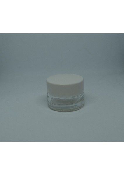 Krem Kutusu 5 ml (20 Adet) Boş Şeffaf Cam Kavanoz
