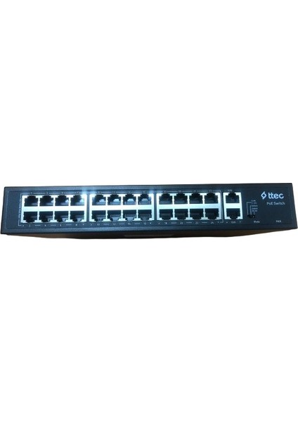 26300PG, 24 Portlu, 10/100/ Fast Ethernet , 2 Gigabit Uplink, 24 Port Poe + 300W