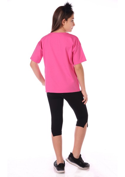 Toontoy Kız Çocuk Cool Baskılı Kaprili Takım modelleri