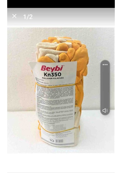 KN350 Iş Eldiveni - 3/4 Nitril Kaplı (12 Adet) No:10