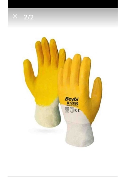 KN350 Iş Eldiveni - 3/4 Nitril Kaplı (12 Adet) No:10