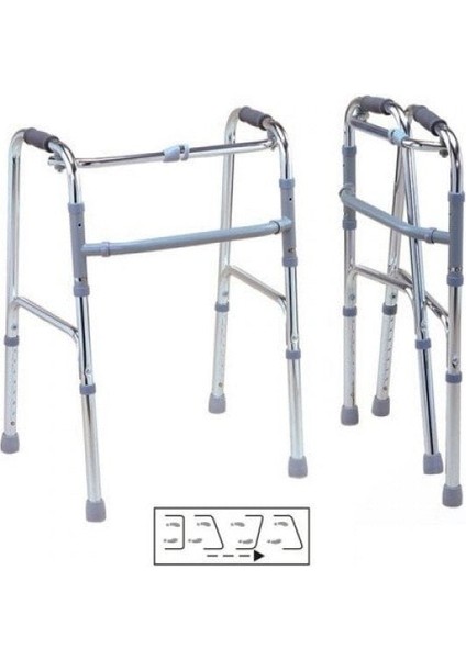 Comfort Plus DM915 Alüminyum Ithal Walker Yürüteç