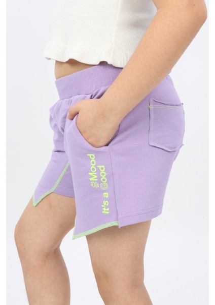 Toontoy Kız Çocuk Mood It S A Good Nakışlı Şort fiyatları