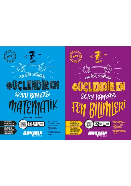 7. Sınıf Matematik ve Fen Bilimleri Güçlendiren Soru Bankası