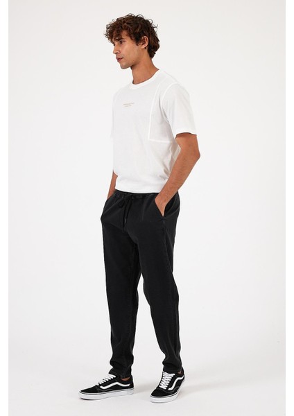 Erkek David Black Beli Lastikli Slim Fit Jean Pantolon fiyatları