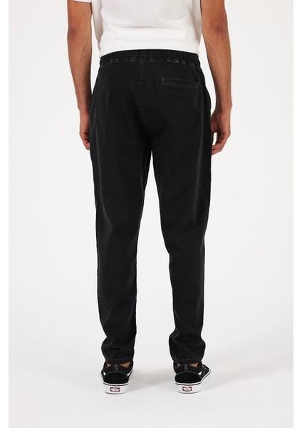 Erkek David Black Beli Lastikli Slim Fit Jean Pantolon modelleri