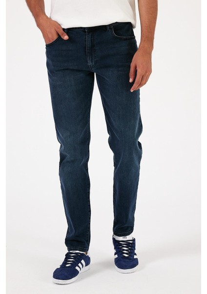 Erkek Smith Smoke Blue Tapered Fit Jean Pantolon modelleri