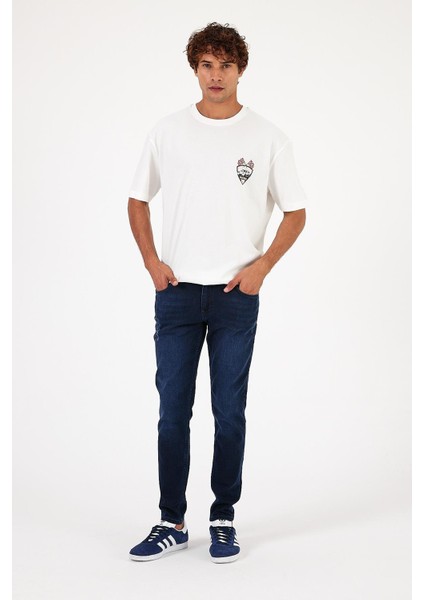 Erkek Teos Blue Black Skinny Jean Pantolon fiyatları