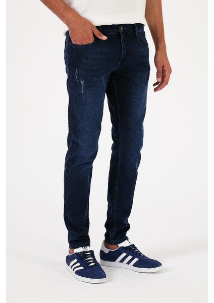 Erkek Teos Blue Black Skinny Jean Pantolon modelleri